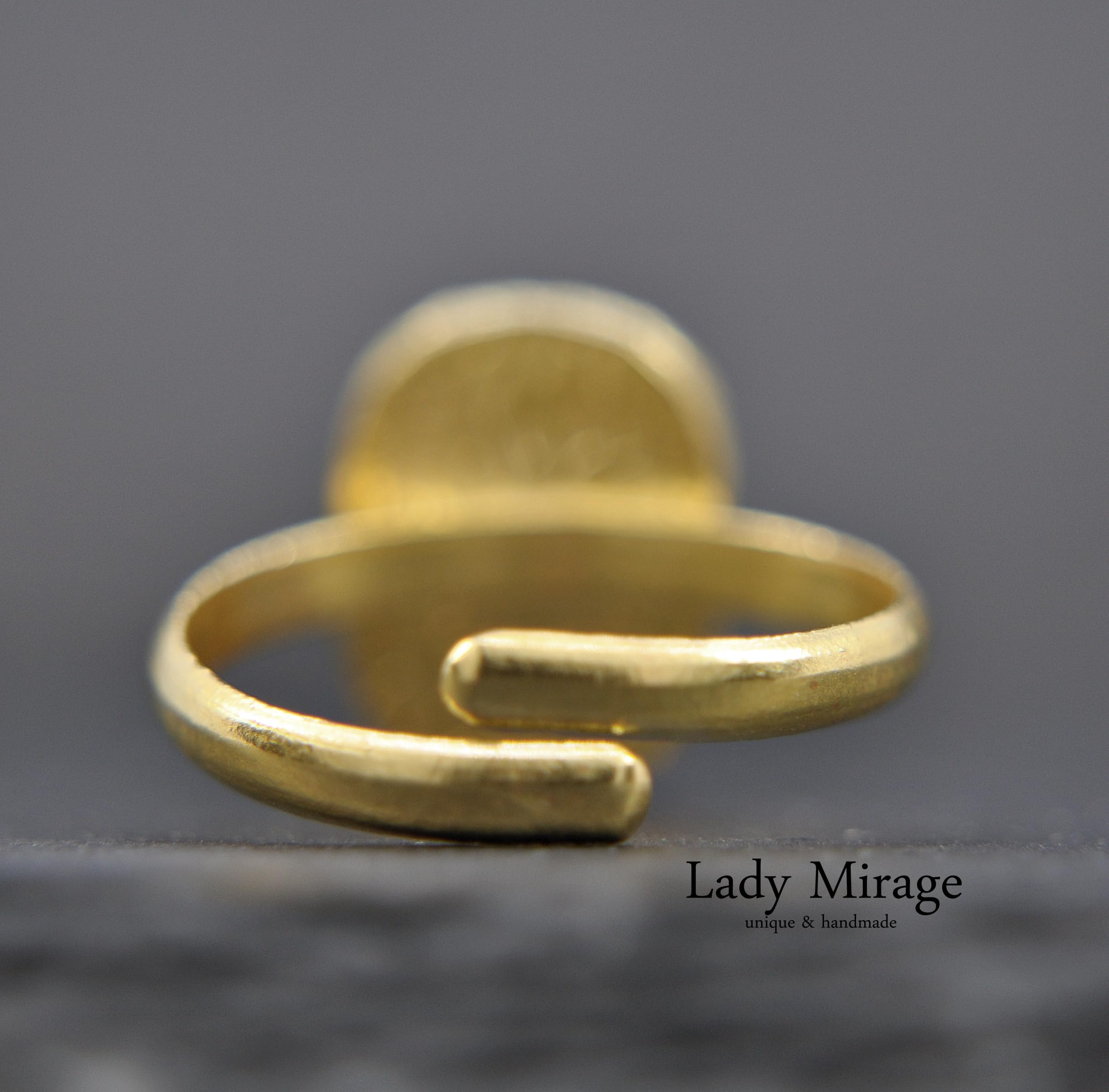 Ring mit Blauem Stein - Saphir Blau - 14k gold filled ring - Rechteckig - Zirkonia - Verstellbar - Hochzeit- Handmade - Geschenk für Sie