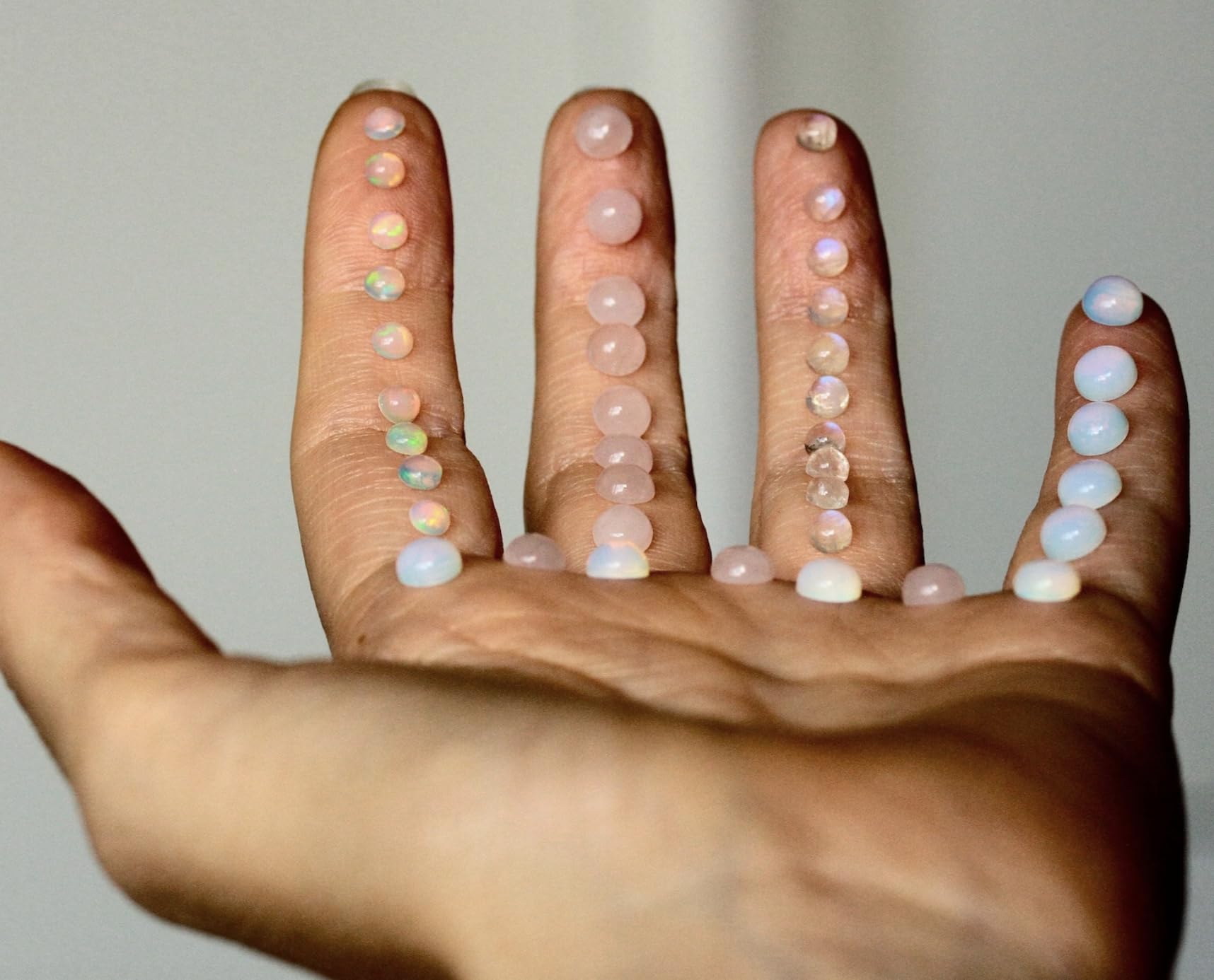 Himmlischer Ring mit Sonne Mond und Sterne/Mondstein Ring Gold/Opal Astrologie schmuck/Himmelskörper ring/Geschenk für sie